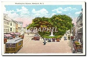 Carte Postale Ancienne Washington Square Newport R I