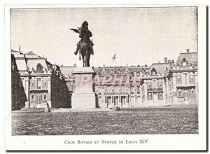 Bild des Verkufers fr Carte Postale Moderne Versailles Cour Royale Et Statue De Louis XIV zum Verkauf von CPAPHIL