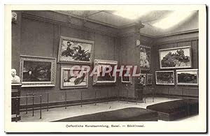 Carte Postale Ancienne Oeffentliche Kunstsammlung Basel Bocklinsaal