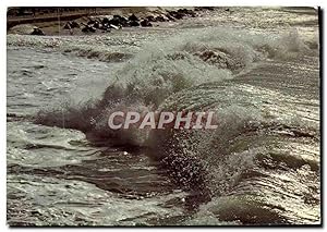 Image du vendeur pour Carte Postale Moderne Images de la Mer Deferlement d'eau sur la cote mis en vente par CPAPHIL