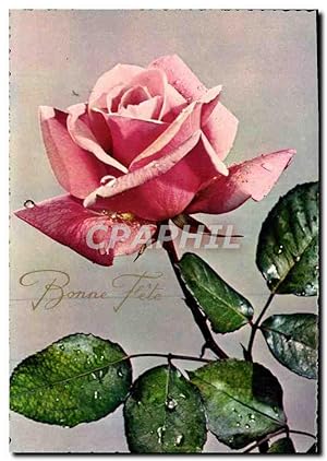 Image du vendeur pour Carte Postale Moderne Bonne Fte Fleurs Rose mis en vente par CPAPHIL