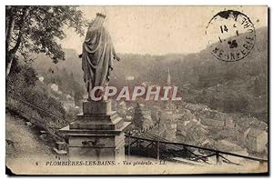 Carte Postale Ancienne Plombieres Les Bains vue générale