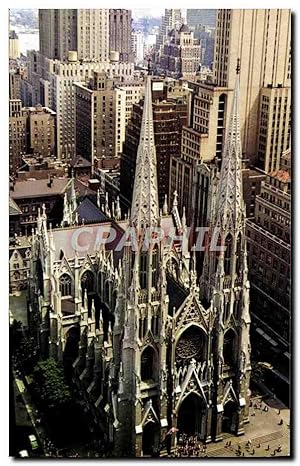 Carte Postale Moderne Saint Patricks Cathedral iFifth avenue New York