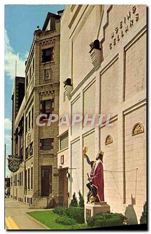 Carte Postale Moderne The Statue of Gambrinus The Legendary Flemish King