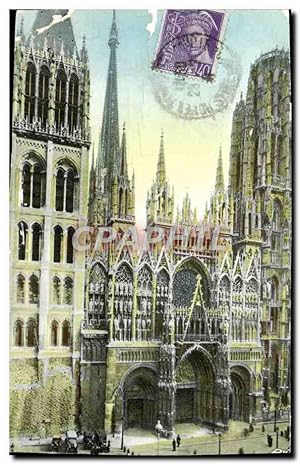 Carte Postale Ancienne Rouen La Cathédrale