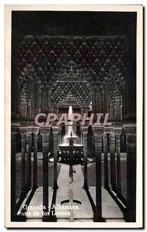 Carte Postale Moderne Granada Alhambra Patio de Los Leones