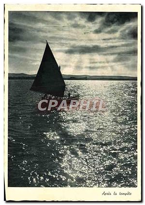 Carte Postale Moderne Apres La Tempête Bateau