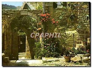 Bild des Verkufers fr Carte Postale Moderne Lumiere Et Beaute De La Cote d'Azur Les Villages De Provence Une rue fleurie zum Verkauf von CPAPHIL