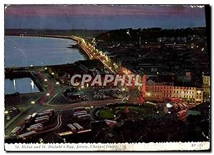 Bild des Verkufers fr Carte Postale Moderne Saint Helier and Saint Brelade's Bay Jersey Channel Islands zum Verkauf von CPAPHIL