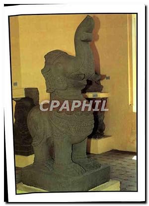 Imagen del vendedor de Carte Postale Moderne Bao Tangdieu Khac Cham Lion Elephant Gajasimba Vietnam a la venta por CPAPHIL