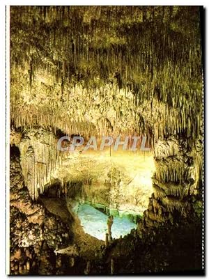 Carte Postale Moderne Cuevas del Drach Porto Cristo Mallorca Pequena Playa