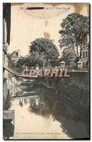 Carte Postale Ancienne Pont Sompon