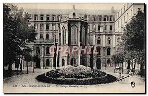 Carte Postale Ancienne Boulogne Sur Mer Le College Mariette