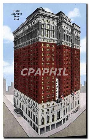 Carte Postale Ancienne Hôtel Mcalpin New York