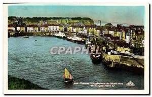 Bild des Verkufers fr Carte Postale Ancienne Dieppe vue gnrale de l'Avant Port et du Quai Herni IV Bateaux zum Verkauf von CPAPHIL