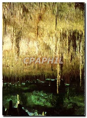 Seller image for Carte Postale Moderne Cuevas del Drach Porto Cristo Mallorca Formaciones rebeldes for sale by CPAPHIL
