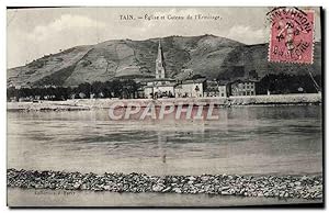 Seller image for Carte Postale Ancienne Tain Eglise et Coteau de l'Ermitage for sale by CPAPHIL