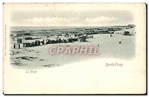 Carte Postale Ancienne La Plage Berck Plage