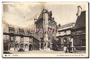 Bild des Verkufers fr Carte Postale Ancienne Dijon Le Palais Dueal Et La Tour De Bar zum Verkauf von CPAPHIL