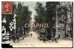 Carte Postale Ancienne Saint Denis Le Cours Ragot Tramway