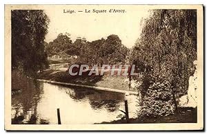 Carte Postale Ancienne Liege Le Square d'Avroy