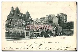 Bild des Verkufers fr Carte Postale Ancienne Dieppe Porte du Port d'Ouest zum Verkauf von CPAPHIL