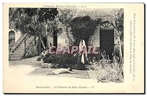 Carte Postale Ancienne Nazareth Le Calvaire de Jesus Enfant