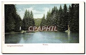 Carte Postale Ancienne Langenschwalbach Weiher