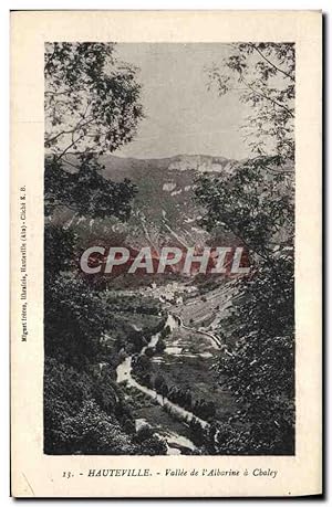 Carte Postale Ancienne Hauteville Vallée de l'Albarine a Chaley
