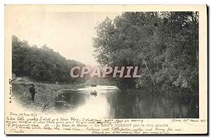 Carte Postale Ancienne Le Tour de Marne De Bry a Nogent par la rive gauche Pecheur Peche