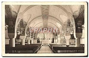 Carte Postale Ancienne La Basilique de Lisieux La crypte vue générale