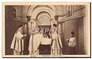 Image du vendeur pour Carte Postale Ancienne Scene Premiere Communion Lisieux mis en vente par CPAPHIL