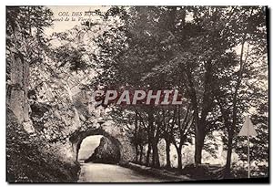 Carte Postale Ancienne Tunnel de la Vierge Col des Roches