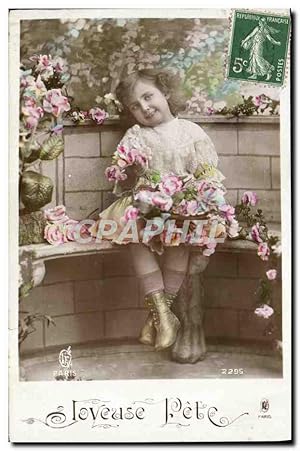 Carte Postale Ancienne Fantaisie Enfant