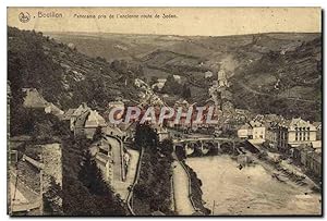 Carte Postale Ancienne Bouillon Panorama Pris De I'Ancienne Route De Sedan