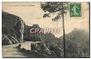 Carte Postale Ancienne Corse Calanches De Piana