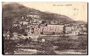 Carte Postale Ancienne La Corse Corte Corsica
