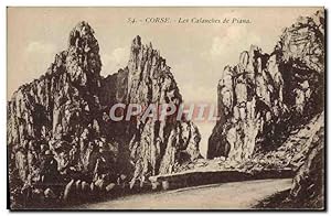 Carte Postale Ancienne Corse Les Calanches De Piana