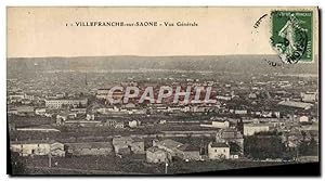Carte Postale Ancienne Villefranche Sur Saone vue générale