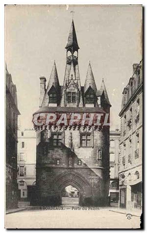 Bild des Verkufers fr Carte Postale Ancienne Bordeaux Porte du Palais zum Verkauf von CPAPHIL