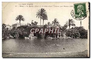 Image du vendeur pour Carte Postale Ancienne Nice Le Jardin Albert 1er la Piece d'eau mis en vente par CPAPHIL