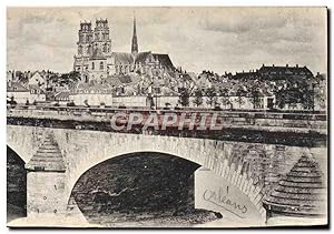 Carte Postale Ancienne Orleans Le pont