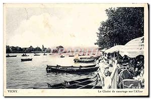 Image du vendeur pour Carte Postale Ancienne Vichy Le Chalet De Canotage Sur I'Allier mis en vente par CPAPHIL