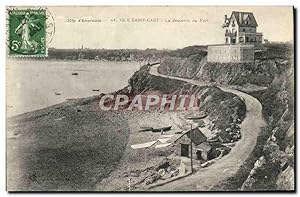 Carte Postale Ancienne Isle Saint Cast Le Descente au Port