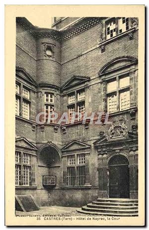 Carte Postale Ancienne Castres Hôtel de Nayrac la Cour