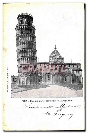 Imagen del vendedor de Carte Postale Ancienne Pisa Duomo Parte Posteriore e Campanle a la venta por CPAPHIL
