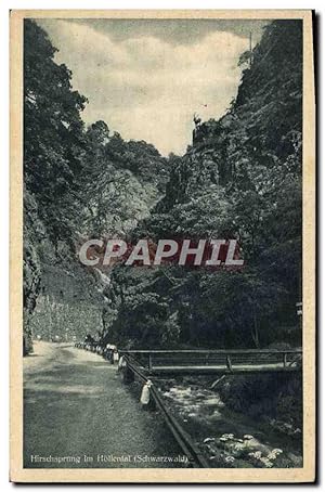 Carte Postale Ancienne Hirschsprting im Hollental