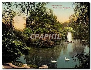 Carte Postale Ancienne Badenweîler Partie im Kurpark