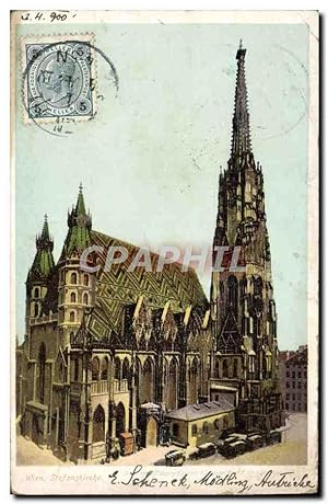Carte Postale Ancienne Wien Stefanskirche