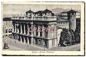 Carte Postale Ancienne Torino Palazzo Madama